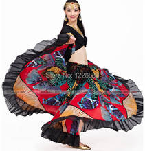 Newest Belly Dance Wear Clothes Gypsy Style Two Pieces Top&Long Skirt Women Bellydance Wear 2024 - buy cheap
