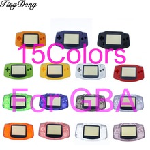 TingDong 15colors Housing Shell Case Cover+Screen Lens Protector +Stick Label for Gameboy Advance GBA Console 2024 - buy cheap