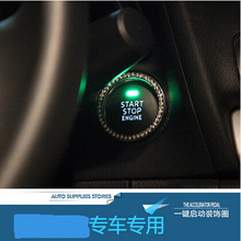 Car-styling Start Stop Button Ignition Key Ring For Suzuki SX4 SWIFT Alto Liane Grand Vitara jimny S-cross Splash Kizashi 2024 - buy cheap