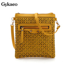 Gykaeo Luxury Handbags Women Bags Designer Small Flap Crossbody Bags for Women Hollow Out Casual Shoulder Bag Bolsa Feminina 2024 - buy cheap