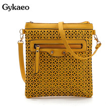 Gykaeo bolsas de luxo femininas designer bolsas pequenas aba cruzando o corpo para mulheres vazadas bolsa de ombro casual bolsa feminina 2024 - compre barato