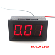 DC 0.00-9.99A LED Display DC Ammeter Current Panel Meter Ampere Meter Digital Ammeter Power Supply DC4.5-28V 2024 - buy cheap