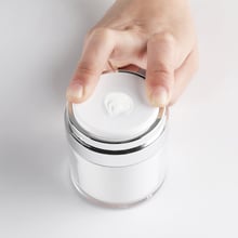 15g 30g 50g 12pcs/lot Empty Acrylic Cream Jars Cans Pot Top Press Style Vacuum Bottle Sample Vials Airless Cosmetic Container 2024 - buy cheap