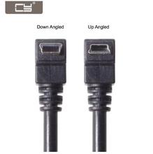 CY USB 2,0 A Тип папа до 90 градусов вверх и вниз Угловой USB Mini B 5pin Мужской кабель 50 см 2024 - купить недорого