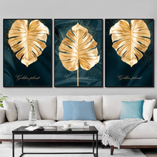 Modern Minimalist Dropshipping Canvas Print Painting Poster,Frameless Gold Leaf Nordic Wall Art Picture For Home Decoration 2024 - buy cheap