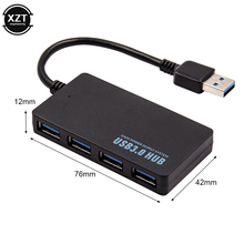 Concentrador de red USB 2019 de alta velocidad, 4 puertos, 5gbps, adaptador divisor para PC, portátil, ordenador, supervelocidad, 3,0 2024 - compra barato