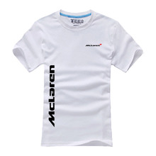Футболка унисекс с логотипом McLaren, повседневная мужская футболка с коротким рукавом и принтом, модная крутая футболка 2024 - купить недорого
