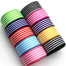 hyfsy 10027 7/8  22  1 '25 mm  Striped ribbon DIY handmade hair bow material gift packaging Grosgrain ribbons tape 2024 - buy cheap