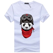 Summer Newest 2019 Men's Fashion Short Sleeve Cute Panda Printed T-shirt Harajuku Funny Tee Shirts Hipster O-neck Cool Tops Tees 2024 - buy cheap