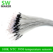 10 шт. 100K NTC 3950 Термистор, датчики температуры, аксессуары для 3D-принтера 2024 - купить недорого