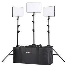Viltrox VL400 Bi-Color Dimmable LED Video Light x3 +3x Light Stand + Carry Bag for DSLR Camera Studio LED Lighting Kit 2024 - buy cheap