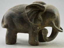 Elaborate Chinese Collectible Decorated Old Handwork Bronze Elephant Statue 2024 - buy cheap