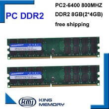 KEMBONA-ordenador de sobremesa DDR2, 800Mhz, 8GB (KIT de 2x4gb), kit ddr2 8g, PC2-6400 solo para placa base de A-M-D 2024 - compra barato
