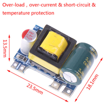 HUXUAN 1PC New Mini AC-DC 110V 120V 220V 230V To 5V 12V Converter Board Module Power Supply 2024 - buy cheap