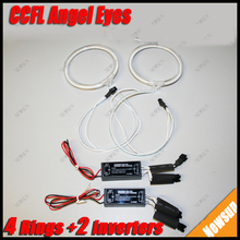 One set full round cirlce CCFL Angel Eyes / Halo Ring kit  2 x115, 2 x 105MM For Lada Priora with two Inverters free shipping 2024 - buy cheap