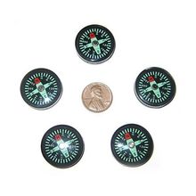 5 Small 25mm pocket survival scout button compasses! 2024 - buy cheap