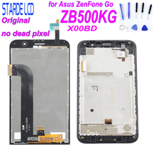 STARDE Original LCD for Asus Zenfone Go ZB500KG X00BD LCD Display Touch Screen Digitizer Assembly with Frame with Free Tools 2024 - buy cheap