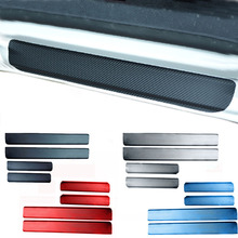 Для Mitsubishi ASX Lancer RVR 2011 2012 2013 2014 2015 двери автомобиля порог углеродного волокна виниловые наклейки Наклейки 4 шт. Тюнинг автомобилей 2024 - купить недорого