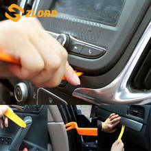 Zlord 4Pcs Orange ABS Automobile Audio Door Clip Panel Trim Dash Auto Radio Removal Pry Tools Set Car Panel Removal Tool 2024 - buy cheap
