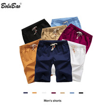 BOLUBAO-pantalones cortos de poliéster para hombre, Shorts de verano, transpirables, con cintura elástica, informales, 7 colores 2024 - compra barato