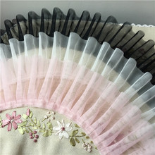 9 cm wide exquisite encryption soft mesh lace trim curtain pleated skirt cuffs doll clothes lace accessories 2024 - buy cheap