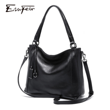 2019 Genuine Leather Women Handbag Cowhide Leather Women Shoulder Bag Large Capacity Fashion Casual Tote Bags sac main femme 2024 - buy cheap