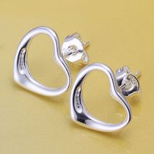 Joyería chapada en plata para mujer, pendientes de corazón cálido, E099 /ZMLJEOHV bgrhoux, 925 2024 - compra barato