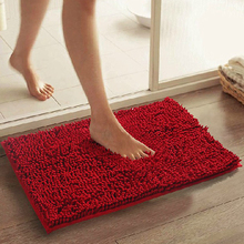 home decoration bath mats chenille carpet mats doormat kitchen bathroom absorbent non-slip mat tapete 21Color can be customized 2024 - buy cheap