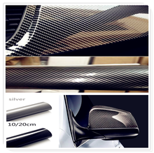 10 20 см 5D глянцевая виниловая пленка из углеродного волокна для стайлинга автомобиля аксессуары для BMW E46 E39 E38 E90 E60 E36 F30 F30 2024 - купить недорого