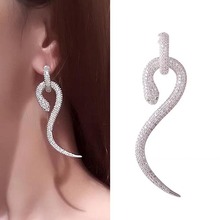 Red Trees Brand High Quality Dangle Earrings Jewelry Fashion Punk Long Snake Earrings For Women Holiday Gifts Drop Shipping 2024 - buy cheap