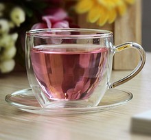 Juego de Taza de té y platillo de café de doble capa, resistente a altas temperaturas, 150ml, J 1058 2024 - compra barato