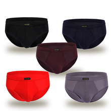 Mens Underwear Briefs Solid Color Sexy Summer U Convex Breathable Comfortable Modal Men Pouch Briefs Stretch U Briefs Men 2024 - buy cheap