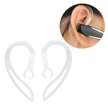 Наушники Bluetooth 7 мм, прозрачный мягкий силиконовый зажим петли для ушей, гарнитура 2024 - купить недорого