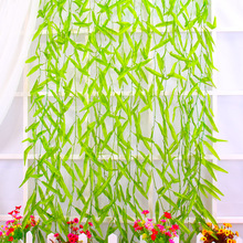 10pcs/Lot 190cm Artificial Willow Leaves Rattan Hanging Plant Decoration For Fake Foliage Wall Home Garden Wedding Decorate 2024 - buy cheap