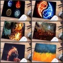 Mairuige Big Promotion Fire Background Game Mouse Pad Small Mouse Pad Cheap Computer Mouse PC Laptop Desk Cup Mat 220X180X2MM 2024 - buy cheap