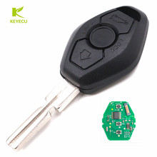 KEYECU Uncut New CAS2 System ID7944 Chip Remote Key Fob 315MHz for BMW 3 5 6 7 X3 X5 Z3 HU58 Blade 2024 - buy cheap