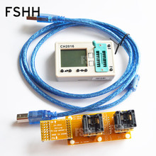 CH2016 Mini Multi offline programmer+150mil SOP8+SOP8 test socket  Production 1 drag 2 programmer 2024 - buy cheap