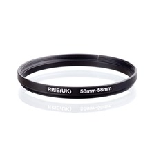 RISE(UK) 58mm-58mm 58-58 mm 58 to 58 Extend ring Ring Filter Adapter black 2024 - buy cheap
