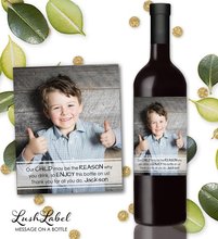 Teach Gift Our Child Might Be The Reason You Drink So Enjoy A Bottle On Us Personalized Wine Sticker Personalize Photo Labels 2024 - buy cheap