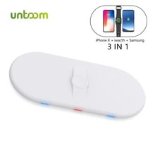 3 in 1 Qi Wireless Charger for Apple Watch 1 2 3 iWatch iPhone X Xs 8 8 Plus Samsung Galaxy Note 8/S8 Fast Wireless Charging Pad 2024 - buy cheap