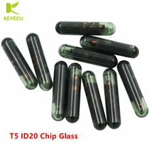 Keyecu-chip de transponder com chip de vidro t5, 10 unidades, para chaves de carro, boa qualidade, disponível para atacado 2024 - compre barato