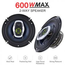 Altavoces Hifi coaxiales universales para coche, 6,5 pulgadas, 600W, 16cm, 2 vías, Audio automático, música, estéreo, instalación no destructiva, 2 uds. 2024 - compra barato