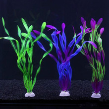 Hot Sale Plastic Aquarium Artificial Grass Fish Tank Ornament Water Plant Aquarium Landscape Decoration 2024 - buy cheap