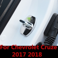 Para chevrolet cruze 2017 2018 fechadura da porta do carro à prova dwaterproof água capa protetora impermeável e à prova de ferrugem decoração acessórios automóveis 2024 - compre barato