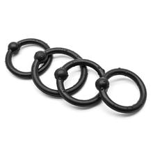 4 PCS/SET Male Penis Ring Set Stretchy Soft Silicone Cock Rings Set for Men to Enhance Erection Prolong Sex Time 2024 - compre barato