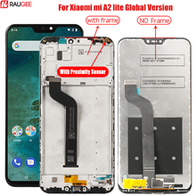 Lcd For Xiaomi Mi A2 Lite LCD Display With Frame Digitizer Display Touch Screen Replacement For Xiaomi MiA2 Lite A2Lite Display 2024 - buy cheap