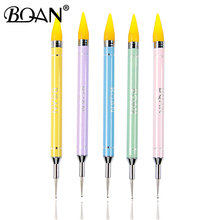 BQAN 1pcs Double Head Wax Dotting Pencil for Pick Up Nail Rhinestones Gel Applicator Nail Art Care Decor Accessories Dual-ended 2024 - buy cheap