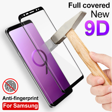 Película de vidrio templado 9D para Samsung Galaxy S9 S8 Plus note 8 note 9, Protector de pantalla curvado completo para Samsung Galaxy S7 S6 Edge 2024 - compra barato