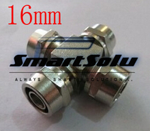 free shipping 2pcs/lots for 16mm hose brass quick connectors Union cross four-way connection four way union 2024 - buy cheap