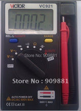 100% Original Mini Victor VC921 3 3/4 Pocket Digital Multimeter Easy To Operation 100% Original High Quality Hot Selling 2024 - buy cheap